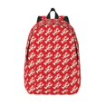 thumbnail image 1 of Lsque Retro Lobsters Pattern Canvas Daypack, Durable Backpack, High-quality Versatile Backpack,Vintage Compact Backpack-Small, 1 of 6