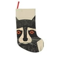 thumbnail image 1 of Lsque Retro Raccoon Graphic Print Pattern 18 Inch Christmas Stockings, Festive Holiday Stocking for Christmas Decorations Holiday Decor, 1 of 8