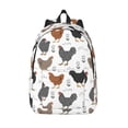 thumbnail image 1 of Lsque Retro Rooster Pattern Canvas Daypack, Durable Backpack, High-quality Versatile Backpack,Vintage Compact Backpack-Medium, 1 of 6
