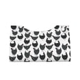 thumbnail image 1 of Lsque Retro Rooster Printed Long Tissue Box Cover Holder, Facial Paper Organizer Dispenser,Triangle with Bottom Belt, PVC Leather Decorative Organizer, 1 of 9