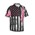 thumbnail image 1 of Lsque Ribbon Breast Cancer Awareness pattern Hawaiian Shirt for Men, Unisex Summer Beach Casual Short Sleeve Button Down Shirts-XX-Large, 1 of 9