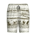 thumbnail image 1 of Lsque Rice Harvest Mens Sleep Pajama Shorts,Short Pajama Pants, Cotton Ultra-Soft Knit-3X-Large, 1 of 9