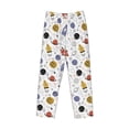thumbnail image 1 of Lsque Rocket Planets Print Men's Pajama Pants, Lounge Pant - Comfortable Home Wear,Elastic Waistband, Stylish Design-Large, 1 of 9