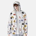 thumbnail image 1 of Lsque Rocket Planets UPF 50+ Lightweight Sun Protection Men's Women's Long Sleeve Shirt, Hoodie Performance -3X-Large, 1 of 9