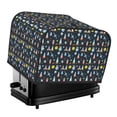 thumbnail image 1 of Lsque Rocket Space Print 4 Slice Toaster Cover , Kitchen Appliance Dustproof Protector , Toaster Protector Dustproof Kitchen Appliance Cover, 1 of 7