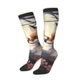 thumbnail image 1 of Lsque Romantic Flower Fox Printed Crew Socks Men's Women's LightWeight Thin Casual Calf Socks ,Knee High Socks,Cotton Socks, 1 of 9