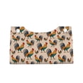 thumbnail image 1 of Lsque Rooster Printed Long Tissue Box Cover Holder, Facial Paper Organizer Dispenser,Triangle with Bottom Belt, PVC Leather Decorative Organizer, 1 of 9