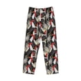 thumbnail image 1 of Lsque Roosters 2 Print Men's Pajama Pants, Lounge Pant - Comfortable Home Wear,Elastic Waistband, Stylish Design-Medium, 1 of 9
