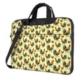 thumbnail image 1 of Lsque Roosters In Farm Pattern Laptop Bag – Portable & Slim Single-Shoulder Computer Case with Adjustable Strap, Protective, Lightweight for 13”/14”/15.6” Laptops, 1 of 8