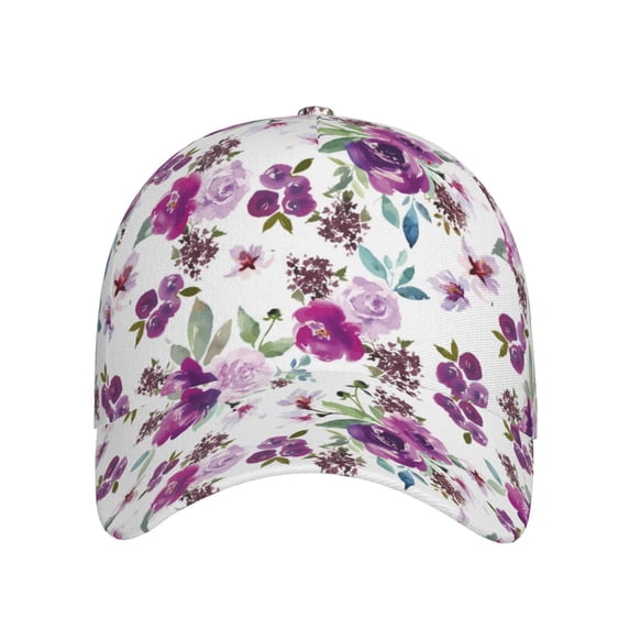 Lsque Rose Flowers Baseball Cap Trucker Low Profile Hat Golf Dad Hat Adjustable Original Classic Unconstructed Plain Cap Men Women