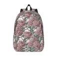 thumbnail image 1 of Lsque Rose Flowers Pattern Canvas Daypack, Durable Backpack, High-quality Versatile Backpack,Vintage Compact Backpack-Small, 1 of 1
