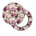 thumbnail image 1 of Lsque Rose Flowers Round Bar chair cushion covers Velvet Fabric Premium Comfort Protects from Scratches and Stains for 14-17 Inch Chair- 14 inch, 1 of 7