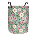 thumbnail image 1 of Lsque Rose Flowers pattern Laundry Hamper Basket, Tall Woven Rope Hamper Basket for Clothes, Lightweight Storage Basket, Collapsible Waterproof-Medium, 1 of 8