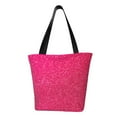 thumbnail image 1 of Lsque Rose Red Glitter Pattern Beach Tote,Shoulder Handbag,Spacious Tote Bag,Lightweight Travel Bag,Versatile Shopping Bag, 1 of 6