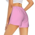 thumbnail image 1 of Lsque Rose Red Printed Women's Running Shorts with Liner Pockets,Elastic Quick Dry Workout Athletic Gym Yoga Shorts,Womens High Waist Shorts-XX-Large, 1 of 9