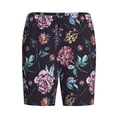 thumbnail image 1 of Lsque Roses Flowers Mens Sleep Pajama Shorts,Short Pajama Pants, Cotton Ultra-Soft Knit-X-Large, 1 of 9