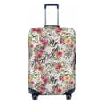 thumbnail image 1 of Lsque Roses Mixed Zebra Printed Luggage Cover, Travel Luggage Protector,Scratch and Dirt Resistant, Fits 18-32 Inch Luggage - X-Large, 1 of 9