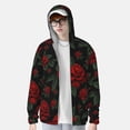 thumbnail image 1 of Lsque Roses UPF 50+ Lightweight Sun Protection Men's Women's Long Sleeve Shirt, Hoodie Performance -Small, 1 of 9