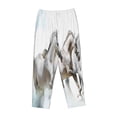 thumbnail image 1 of Lsque Running White Horses Print Women's Pajama Pants, Lounge Pant - Comfortable Home Wear,Elastic Waistband, Stylish Design-XX-Large, 1 of 9