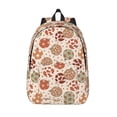 thumbnail image 1 of Lsque Rustic Christmas Ornaments Pattern Canvas Daypack, Durable Backpack, High-quality Versatile Backpack,Vintage Compact Backpack-Small, 1 of 6