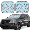 thumbnail image 1 of Lsque Sailboats Anchors 2 PCS Windshield Sun Shade | CarFoldable Window Covers | Car Accessories Reflect UV for Universal Cars SUV Truck | Medium, 1 of 1