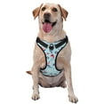 thumbnail image 1 of Lsque Sailboats Anchors Dog Harness, No-Pull Pet Harness with 2 Leash Clips, Adjustable Soft Padded Dog Vest with Easy Control Handle for Large Dogs-, 1 of 9