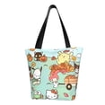 thumbnail image 1 of Lsque Sanrio Pattern Beach Tote,Shoulder Handbag,Spacious Tote Bag,Lightweight Travel Bag,Versatile Shopping Bag, 1 of 4