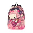 thumbnail image 1 of Lsque Sanrio Pattern Canvas Daypack, Durable Backpack, High-quality Versatile Backpack,Vintage Compact Backpack-Small, 1 of 6
