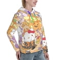 thumbnail image 1 of Lsque Sanrio Pattern Casual Women's Hoodie,Hooded Sweatshirt with Kangaroo Pocket,Pullover Hoodie with Eye-catching Drawstrings-Medium, 1 of 8