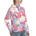 thumbnail image 1 of Lsque Sanrio Pattern Casual Women's Hoodie,Hooded Sweatshirt with Kangaroo Pocket,Pullover Hoodie with Eye-catching Drawstrings-X-Large, 1 of 8