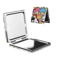 thumbnail image 1 of Lsque Sanrio Pattern Cosmetic Mirror 2.6 Inch Round Handheld Travel Pocket Makeup Mirror, 1 of 8