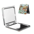 thumbnail image 1 of Lsque Sanrio Pattern Cosmetic Mirror 2.6 Inch Round Handheld Travel Pocket Makeup Mirror, 1 of 8
