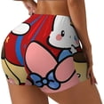 thumbnail image 1 of Lsque Sanrio Pattern High Waisted Biker Shorts for Women-Tummy Control Fitness Athletic Workout Running Yoga Gym Shorts,Moisture-Wicking-XX-Large, 1 of 9