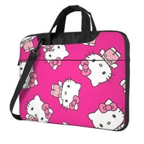 Lsque Sanrio Pattern Laptop Bag – Portable & Slim Single-Shoulder Computer Case with Adjustable Strap, Protective, Lightweight for 13”/14”/15.6” Laptops
