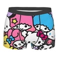 thumbnail image 1 of Lsque Sanrio Pattern Men’s Total Support Pouch Boxer Briefs, X-Temp Cooling, Moisture-Wicking Underwear, Regular, Long-leg and Trunk-XX-Large, 1 of 7