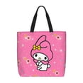 thumbnail image 1 of Lsque Sanrio Pattern Tote Bag for Women, HandBags with Zipper, Large Capacity Casual Shoulder Handbags with Inner Pockets, 1 of 7