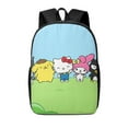 thumbnail image 1 of Lsque Sanrio Print 17in Student Backpack - School, Travel, Work Bookbag -Laptop Backpack,Water Resistant College School Computer Bag, 1 of 1