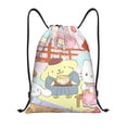 thumbnail image 1 of Lsque Sanrio Print Drawstring Backpack Bag Sport Gym Sackpack Cinch Bags Drawstring Bags Draw String Sport Bag-Medium, 1 of 8