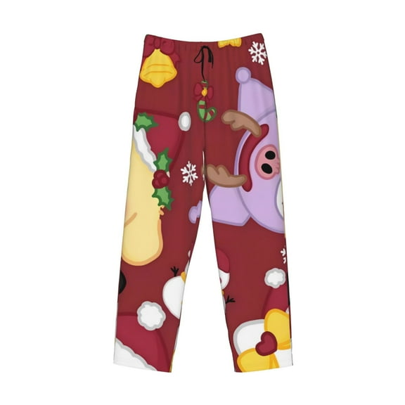 Lsque Sanrio Print Men's Pajama Pants, Lounge Pant - Comfortable Home Wear,Elastic Waistband, Stylish Design-X-Large