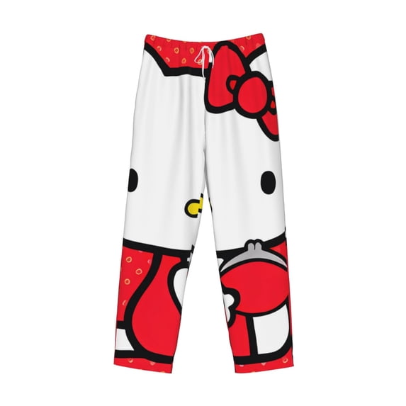Lsque Sanrio Print Men's Pajama Pants, Lounge Pant - Comfortable Home Wear,Elastic Waistband, Stylish Design-X-Large