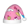 thumbnail image 1 of Lsque Sanrio Print Santa Hat Christmas Hat Funny Christmas Hat Christmas Knitted Beanie Hat For Kids, 1 of 6