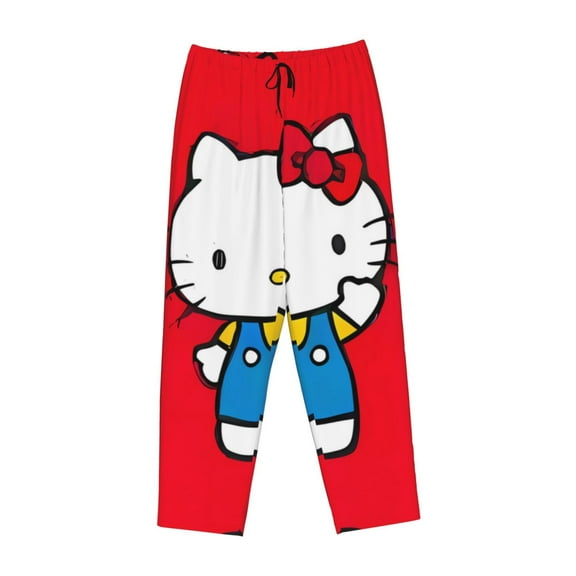 Lsque Sanrio Print Women's Pajama Pants, Lounge Pant - Comfortable Home Wear,Elastic Waistband, Stylish Design-Medium