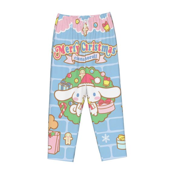 Lsque Sanrio Print Women's Pajama Pants, Lounge Pant - Comfortable Home Wear,Elastic Waistband, Stylish Design-Small