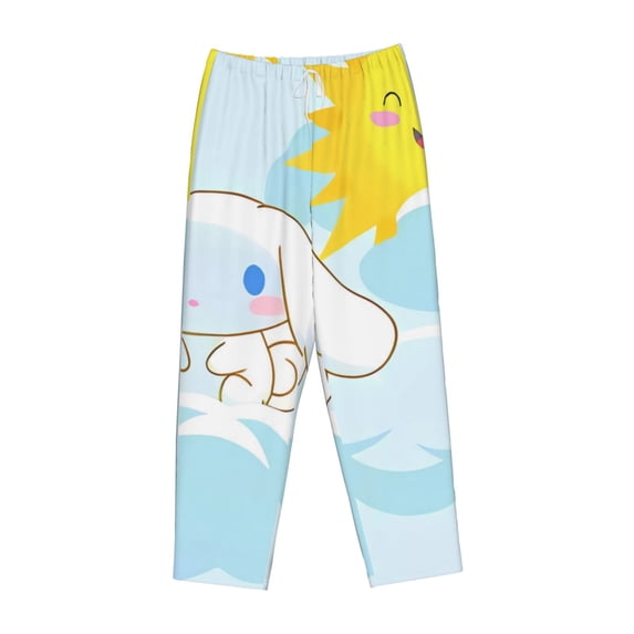 Lsque Sanrio Print Women's Pajama Pants, Lounge Pant - Comfortable Home Wear,Elastic Waistband, Stylish Design-XX-Large