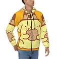 thumbnail image 1 of Lsque Sanrio for Mens Full-zip Hoodie, Zip-up Pullover Hooded Sweatshirt, Kangaroo Pocket Hoodie Ideal for Daily Wear, Travel, and Home-3X-Large, 1 of 8