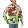 thumbnail image 1 of Lsque Sanrio for Mens Full-zip Hoodie, Zip-up Pullover Hooded Sweatshirt, Kangaroo Pocket Hoodie Ideal for Daily Wear, Travel, and Home-X-Large, 1 of 8