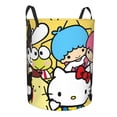 thumbnail image 1 of Lsque Sanrio pattern Laundry Hamper Basket, Tall Woven Rope Hamper Basket for Clothes, Lightweight Storage Basket, Collapsible Waterproof-Medium, 1 of 8