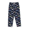 thumbnail image 1 of Lsque Sardine Print Women's Pajama Pants, Lounge Pant - Comfortable Home Wear,Elastic Waistband, Stylish Design-X-Large, 1 of 9