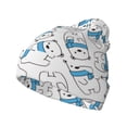 thumbnail image 1 of Lsque Scarf Bear Pattern Knitted Beanie, Unisex Winter Hat, Knit Hat Winter Beanies Thick Fisherman Beanies Cuffed Plain Skull Caps, 1 of 6