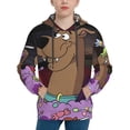 thumbnail image 1 of Lsque Scooby-Doo Patten Youth Hoodie Sweatshirt Pullover with Kangaroo Pocket Boys and Girls Hoodie Warm Hoodie for Kids, 1 of 8